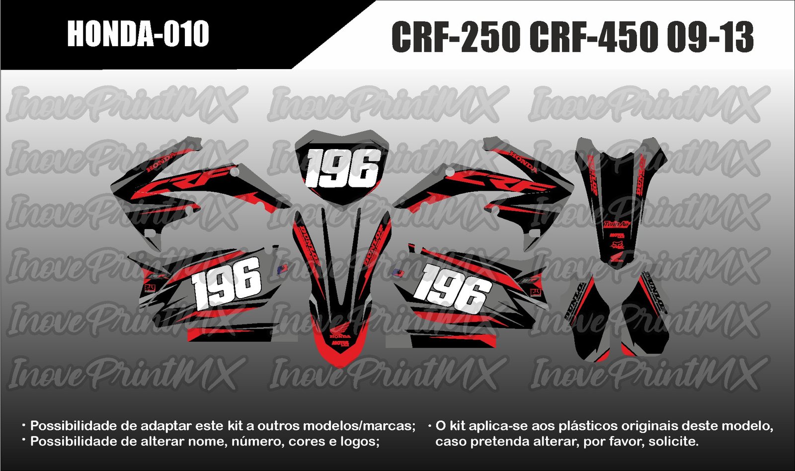 Honda CRF-250 CRF-450 09 - 13