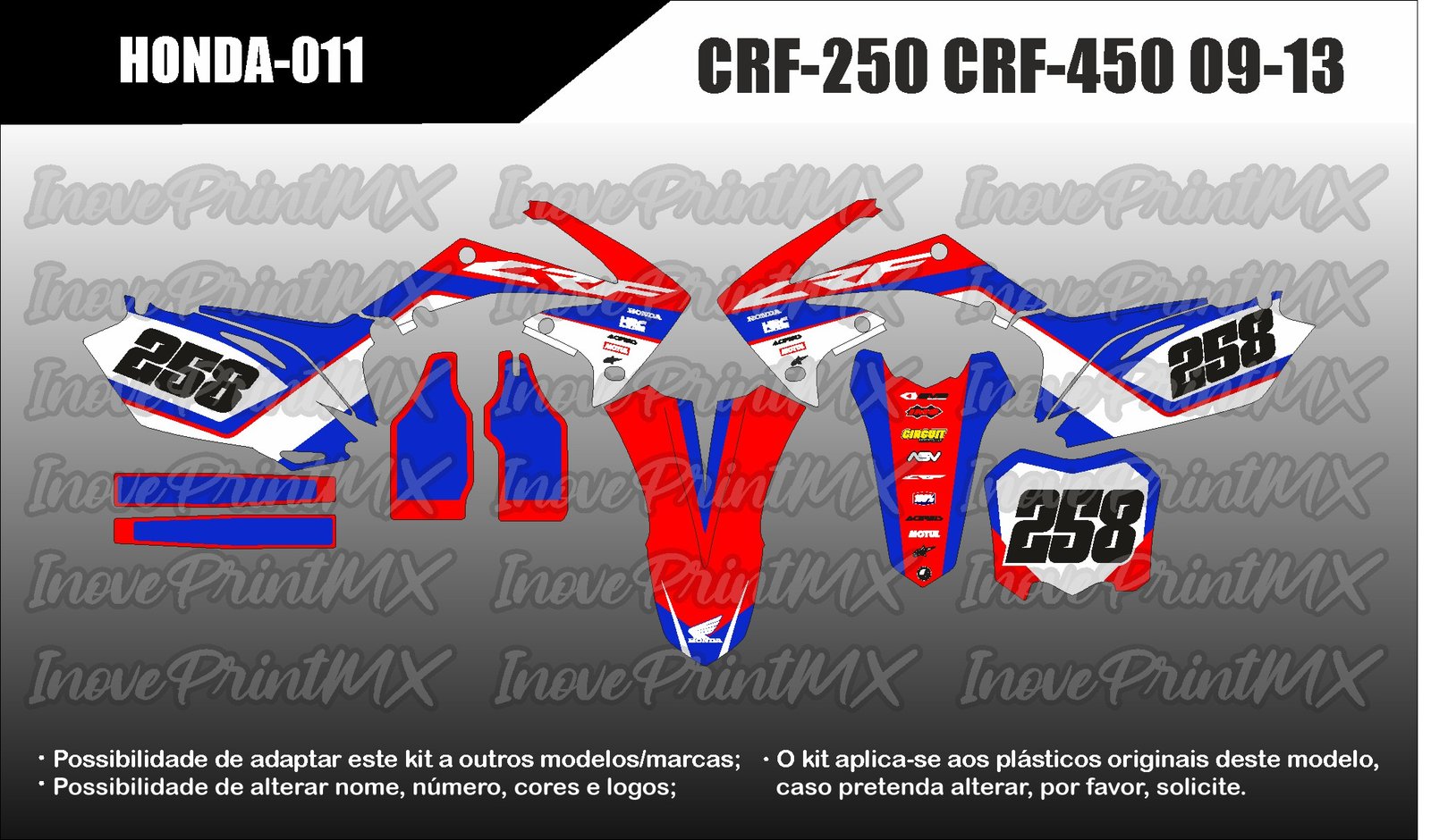 Honda CRF-250 CRF-450 09 - 13