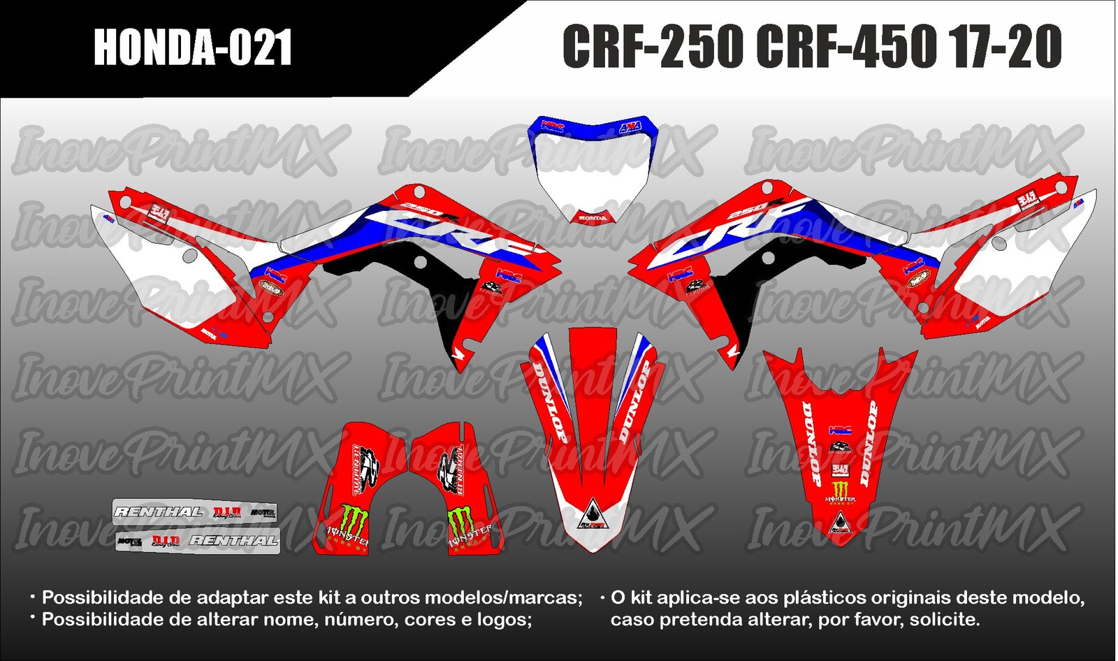 Honda CRF-250 CRF-450 17 - 20
