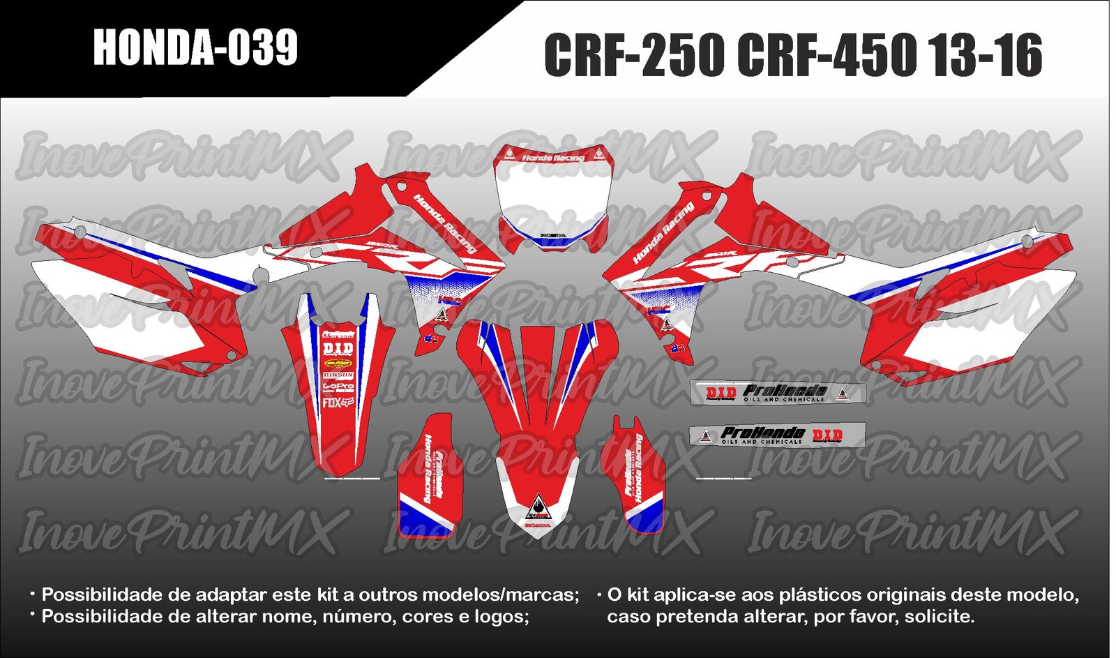 Honda CRF-250 CRF-450 13 - 16