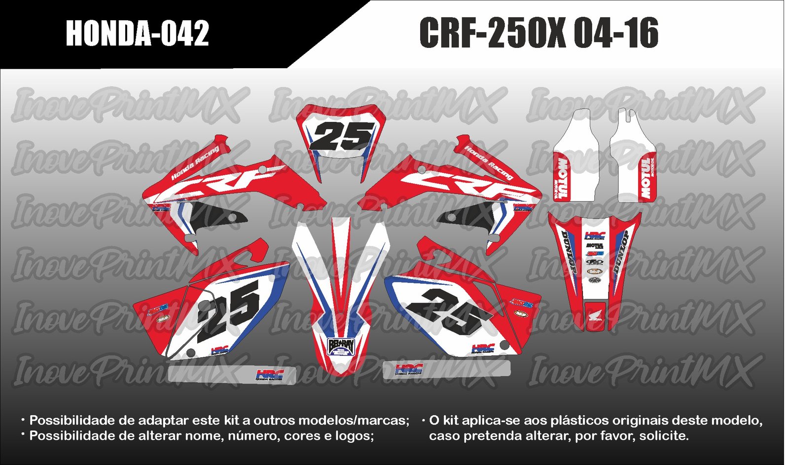 Honda CRF-250X 04 - 16