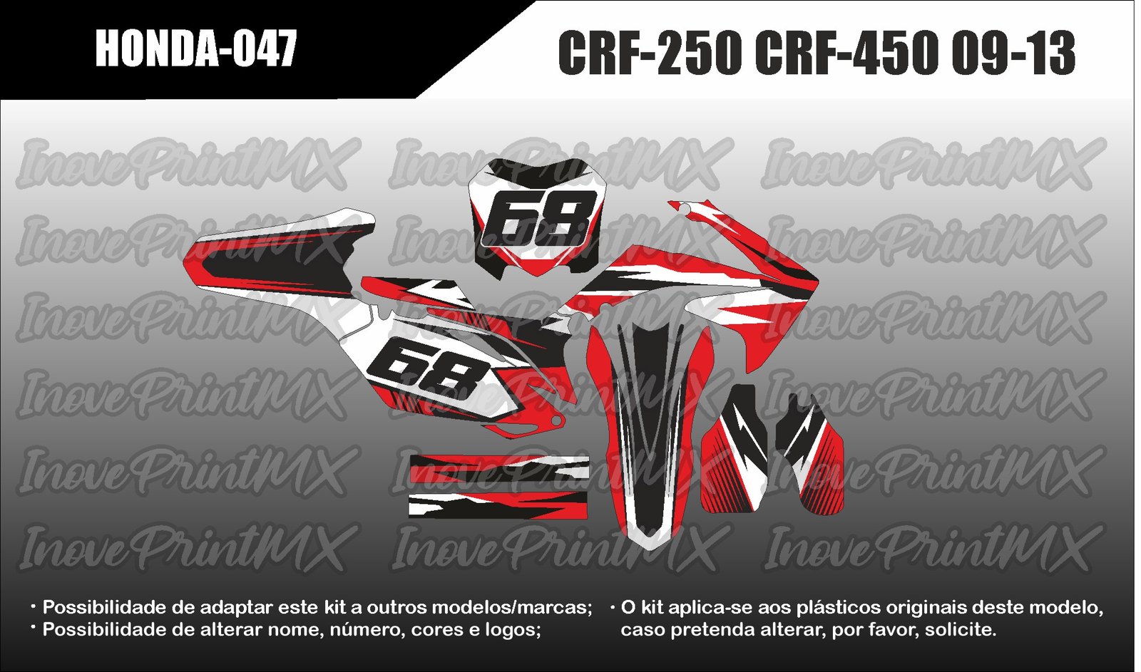 Honda CRF-250 CRF-450 09 - 13