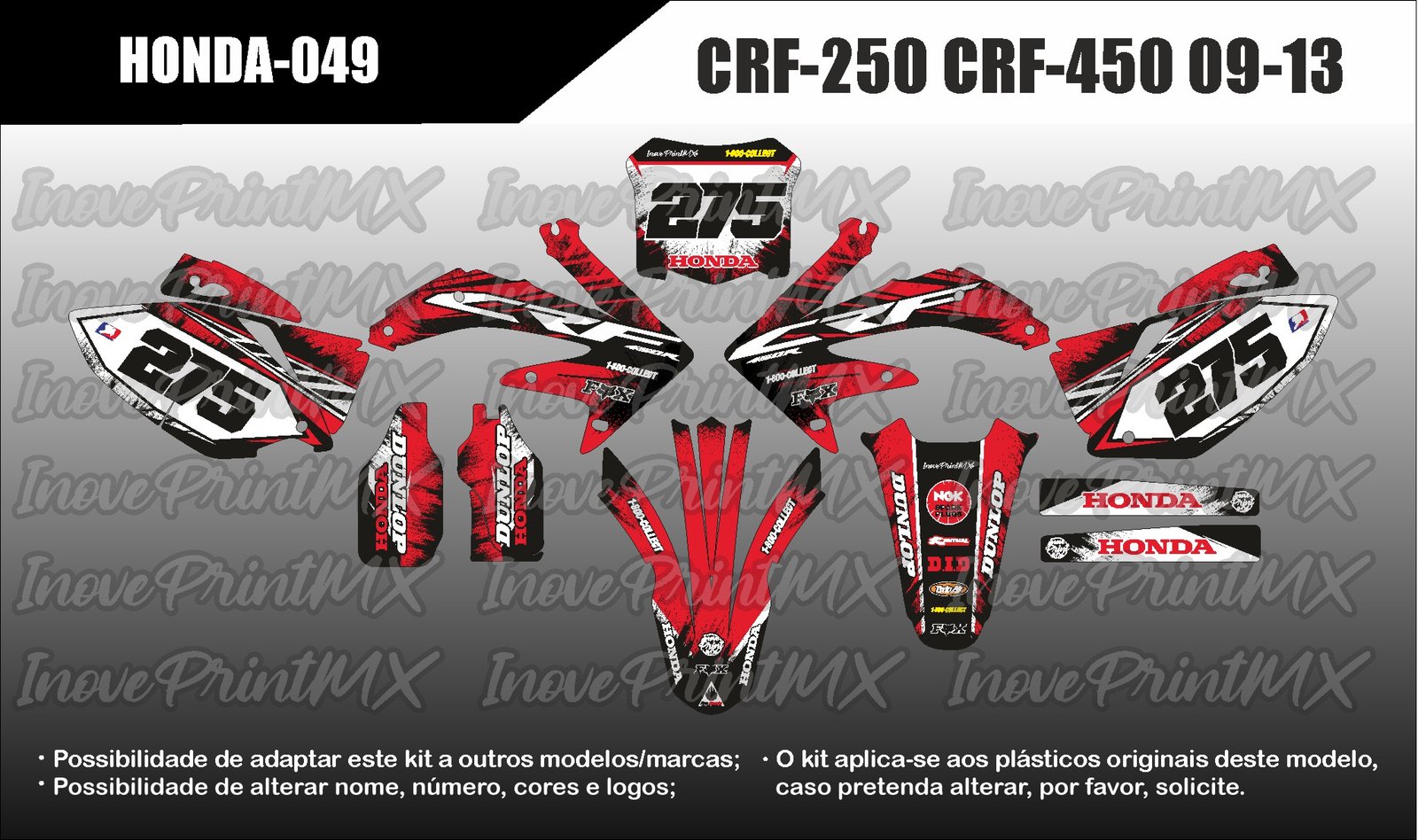 Honda CRF-250 CRF-450 09 - 13