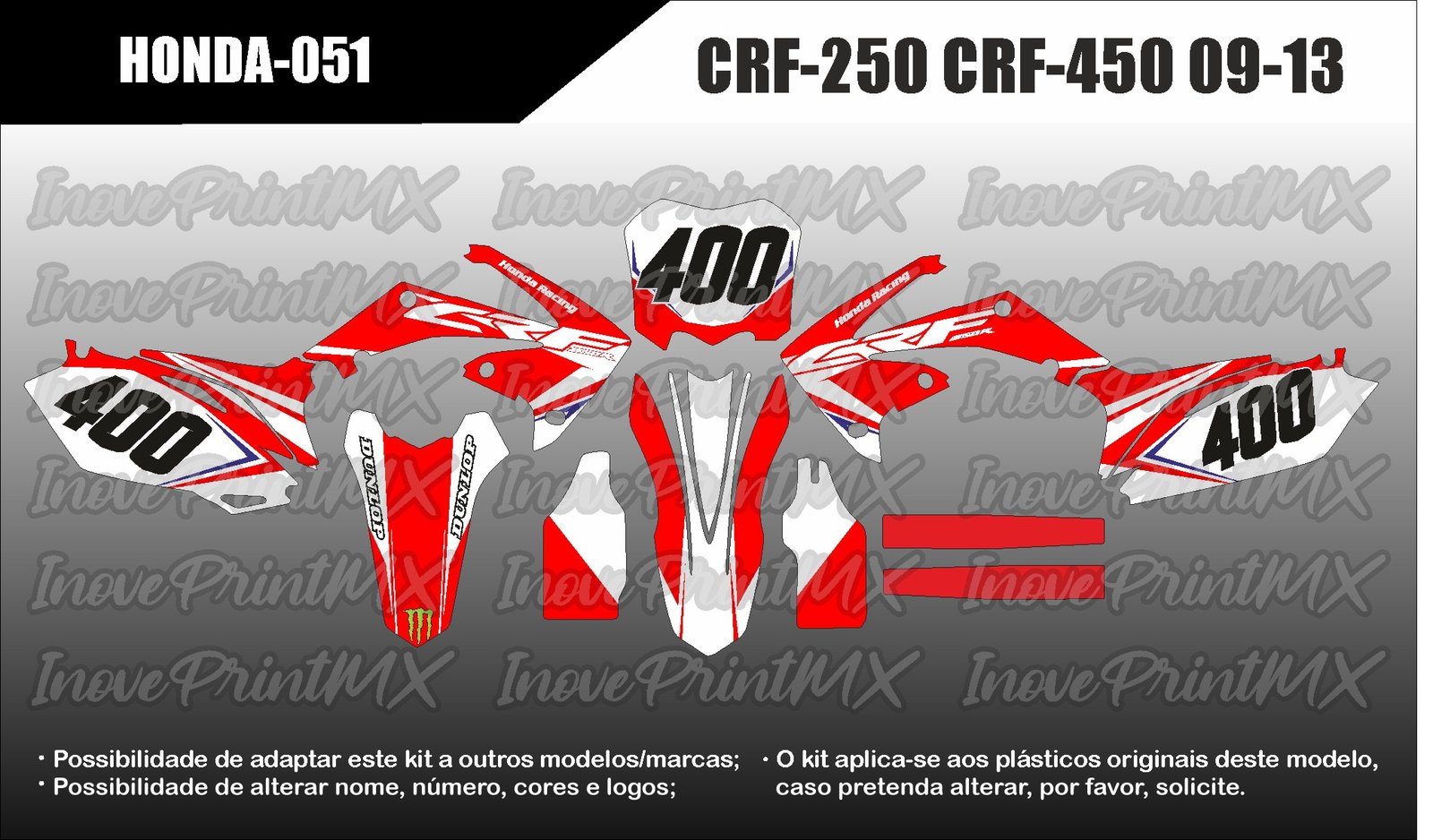 Honda CRF-250 CRF-450 09 - 13
