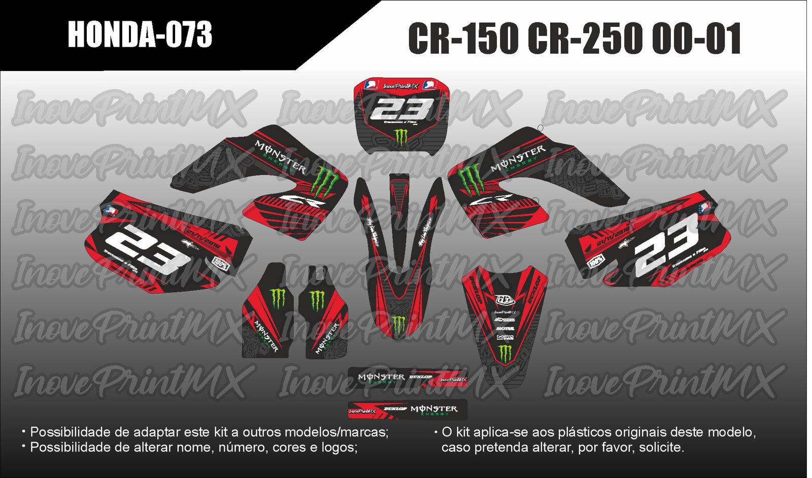 Honda CR-125 CR-250 00 - 01