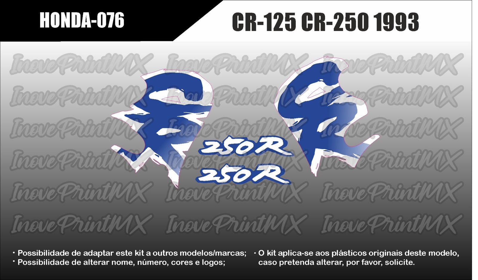 Honda CR-125 CR-250 93 - 93