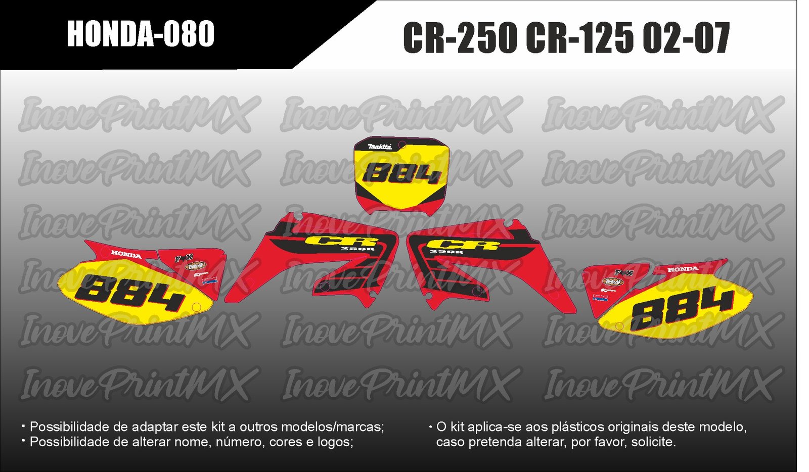 Honda CR-125 CR-250 02 - 07