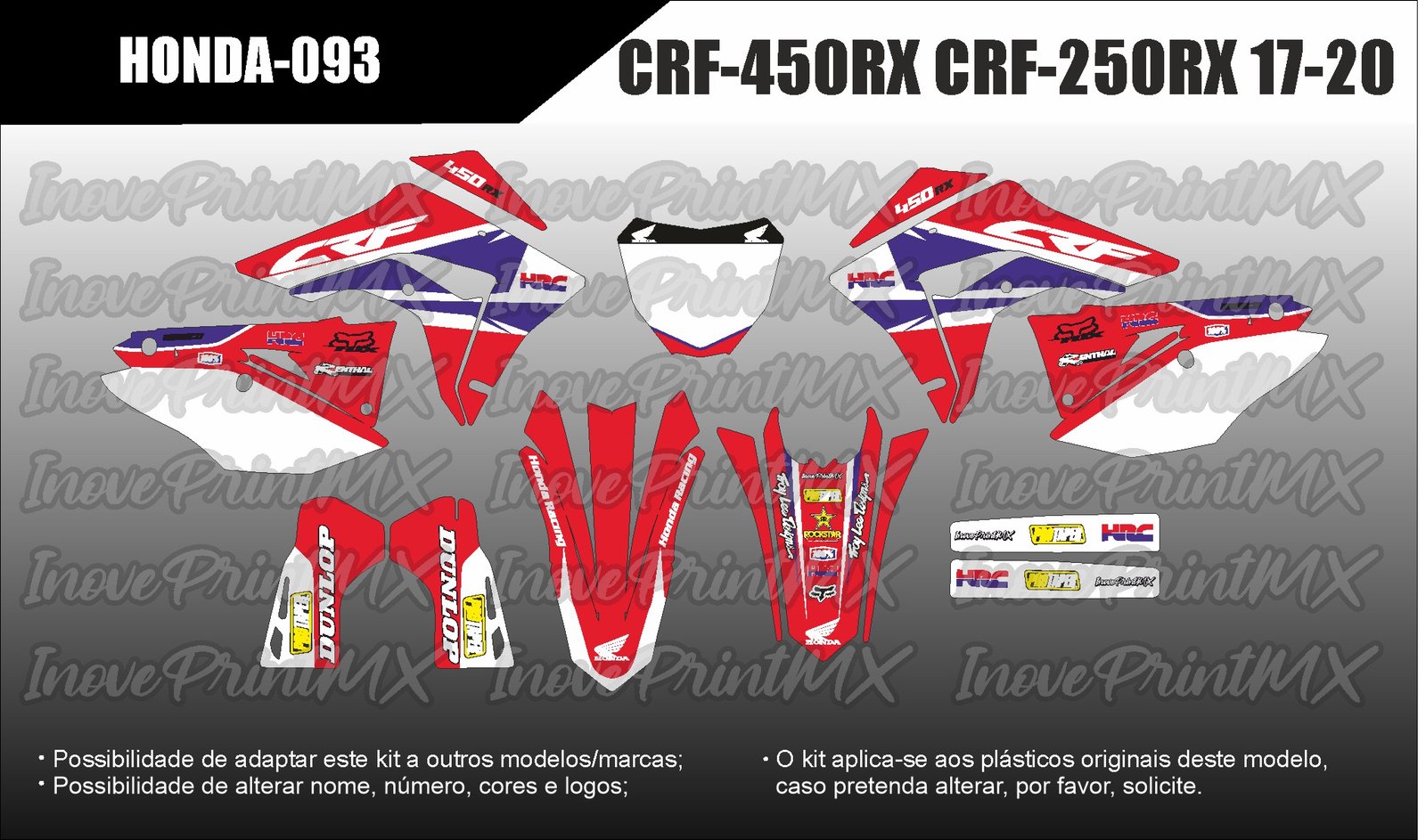 Honda CRF-250RX CRF-450RX 17 - 20