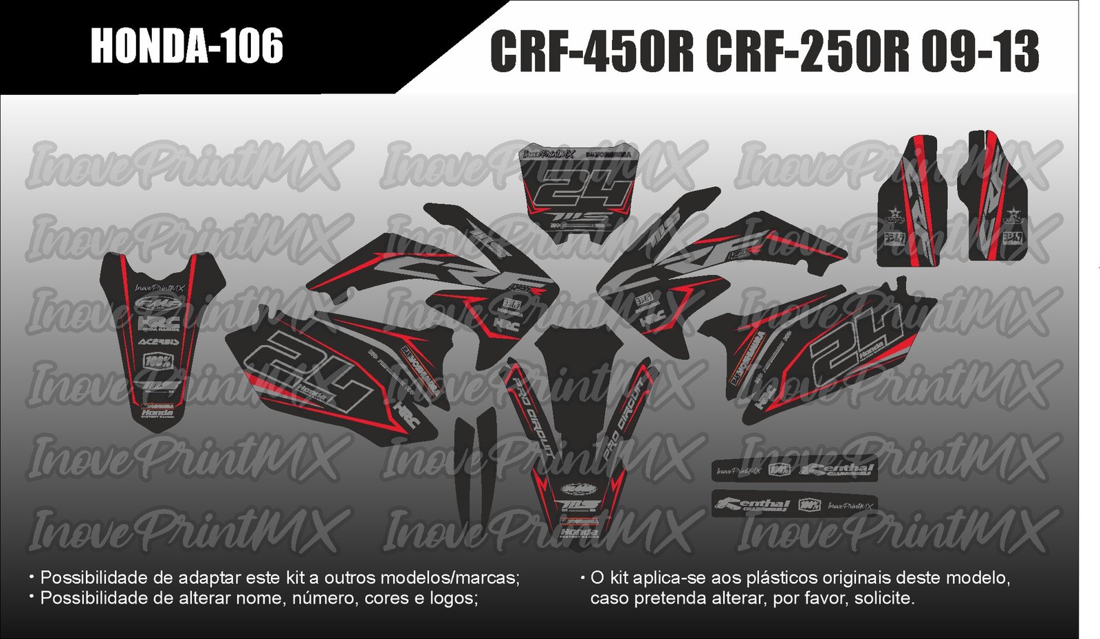 Honda CRF-250 CRF-450 09 - 13