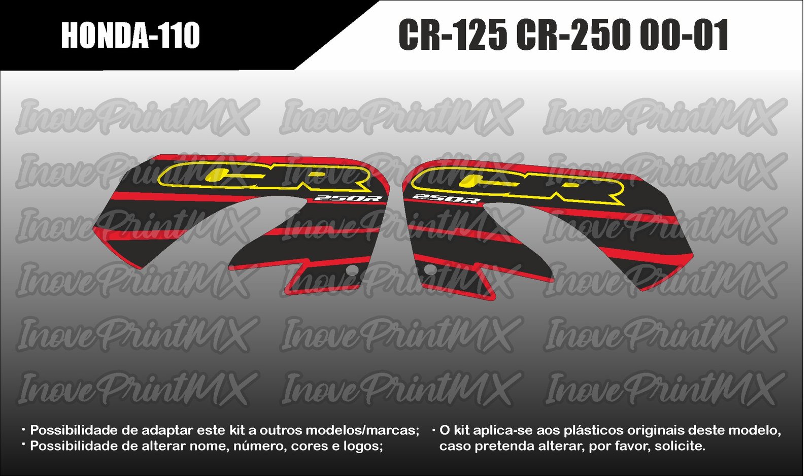 Honda CR-125 CR-250 00 - 01