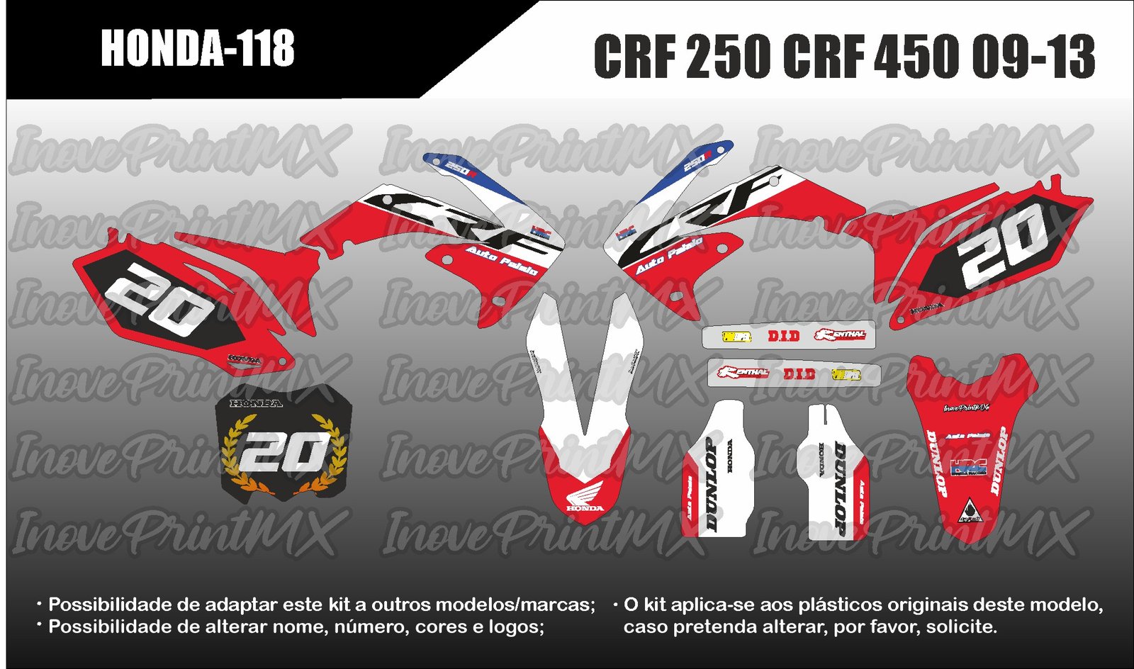 Honda CRF-250 CRF-450 09 - 13