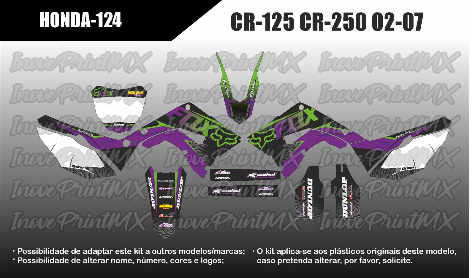 Honda CR-125 CR-250 22 - 07