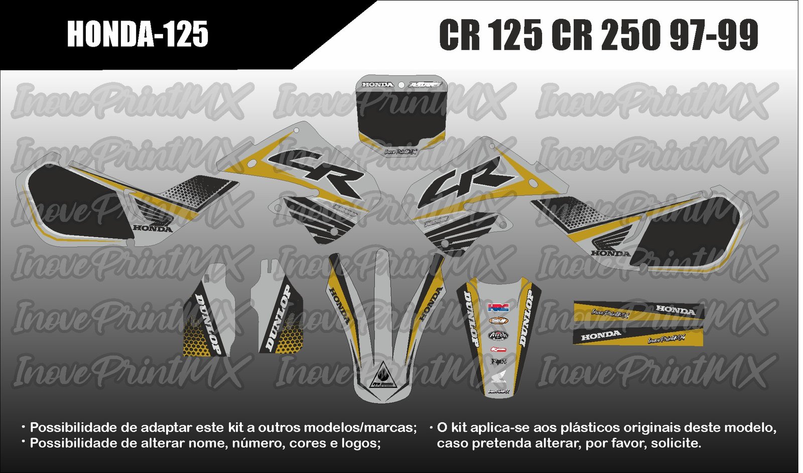 Honda CR-125 CR-250 97 - 99