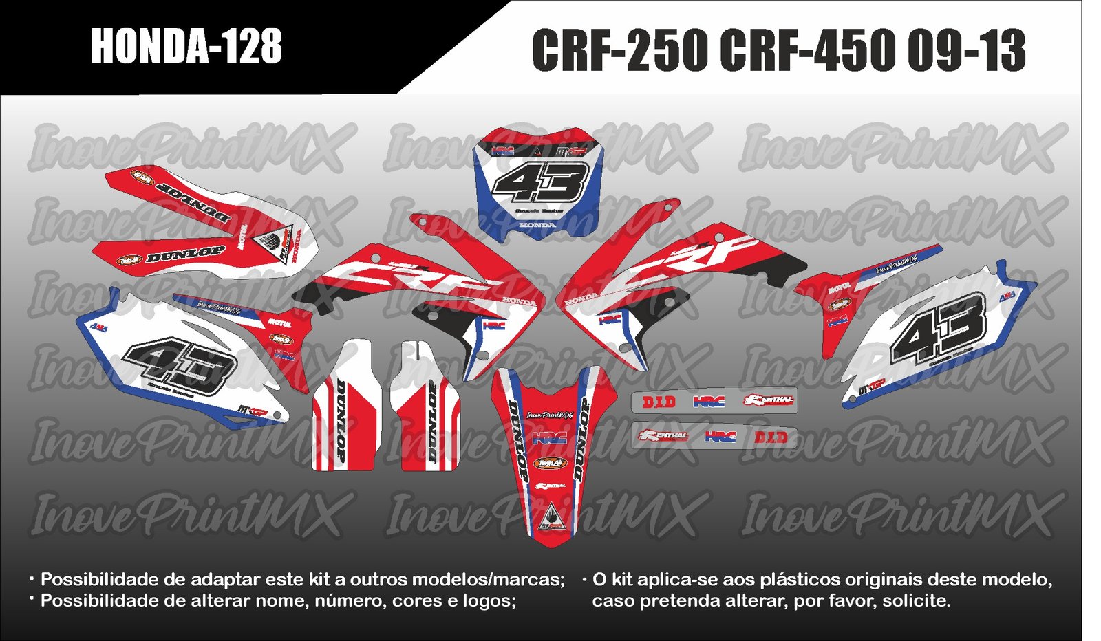 Honda CRF-250 CRF-450 09 - 13