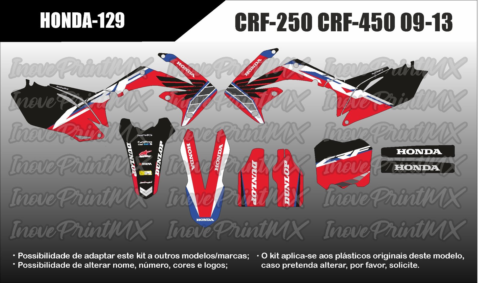Honda CRF-250 CRF-450 09 - 13