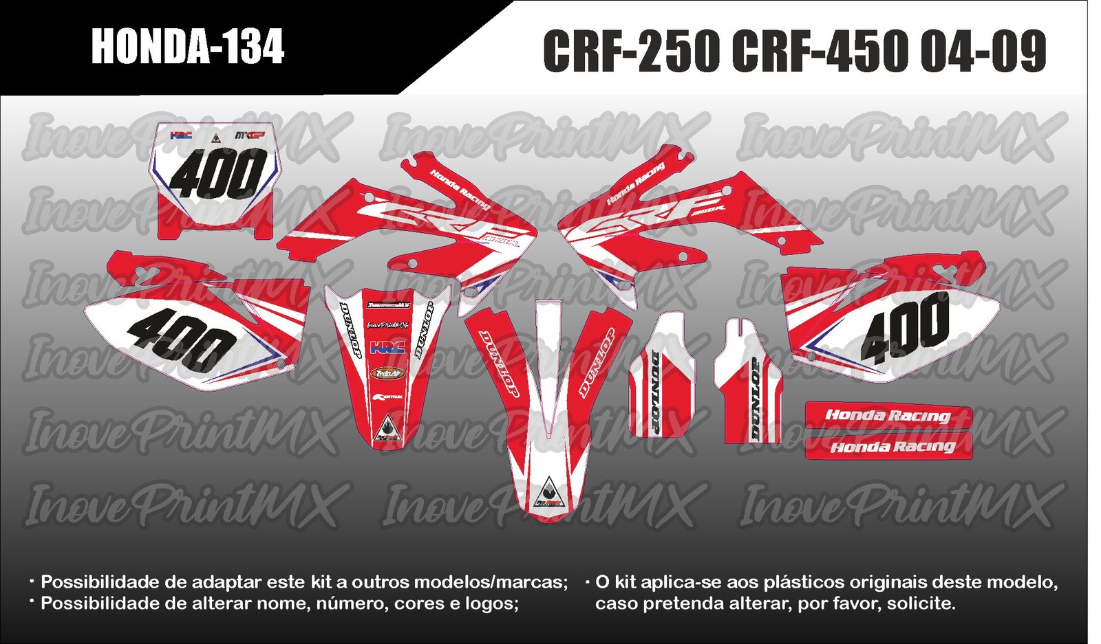 Honda CRF-250 CRF-450 04 - 09