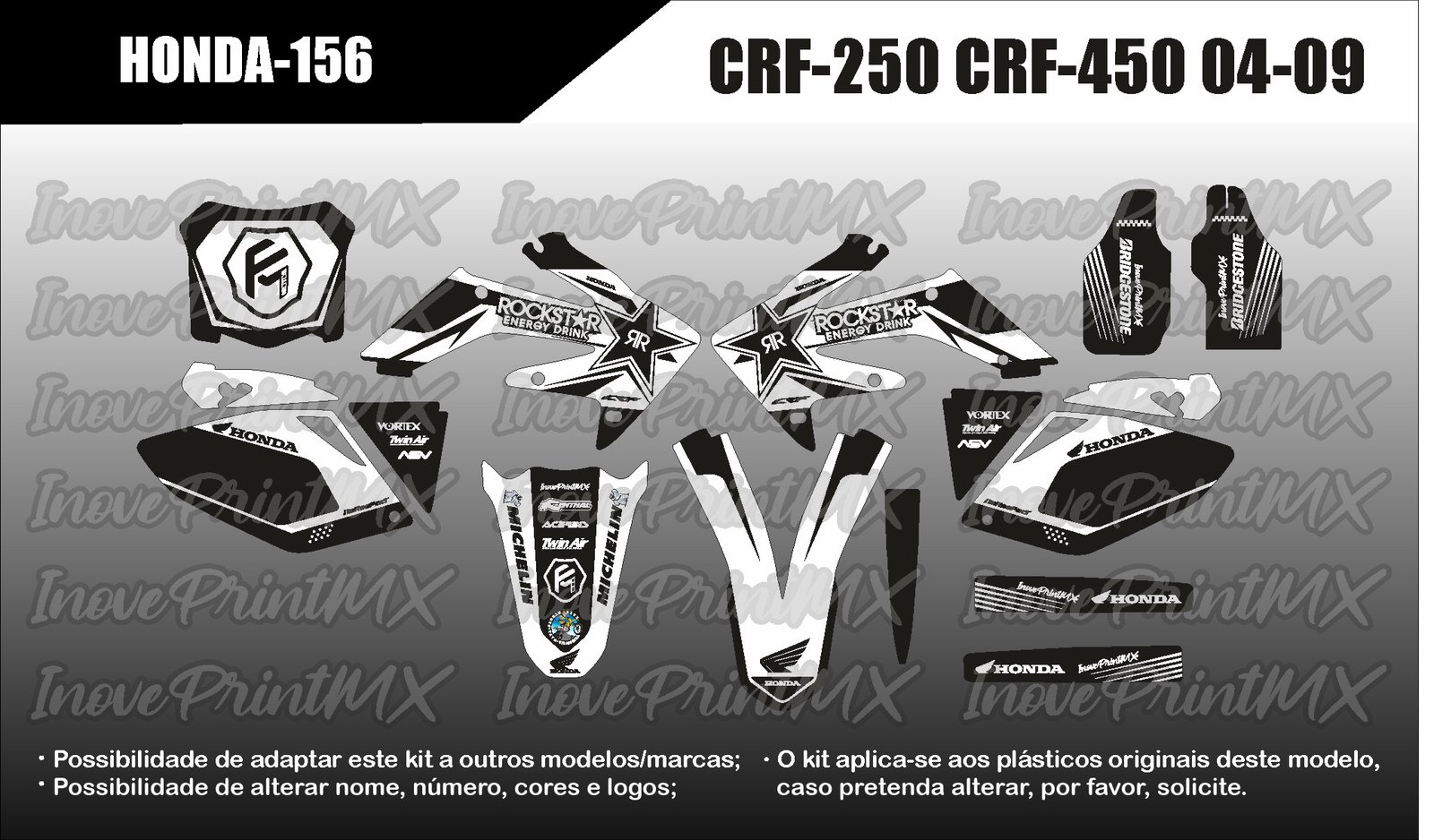 Honda CRF-250 CRF-450 04 - 09