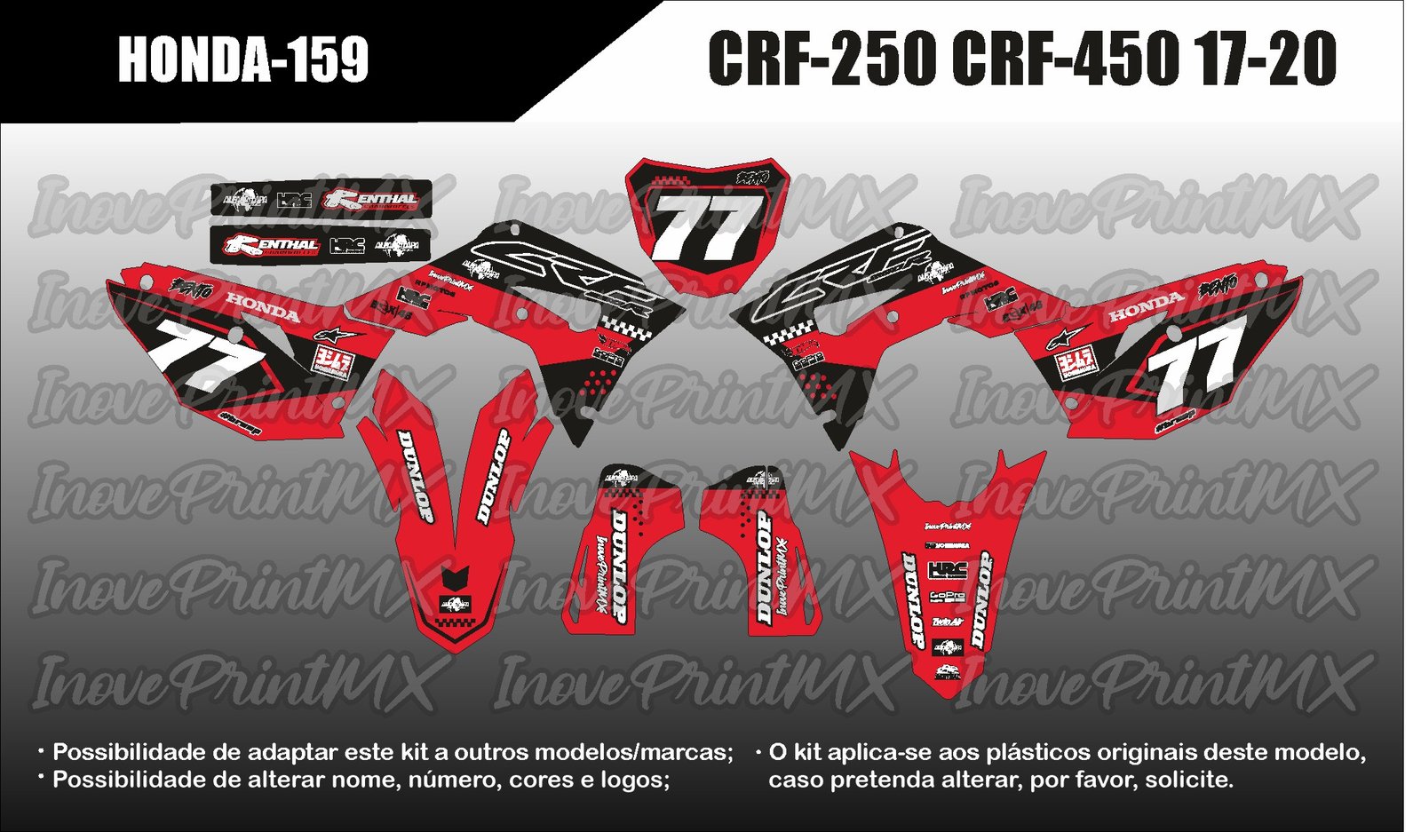 Honda CRF-250 CRF-450 17 - 20