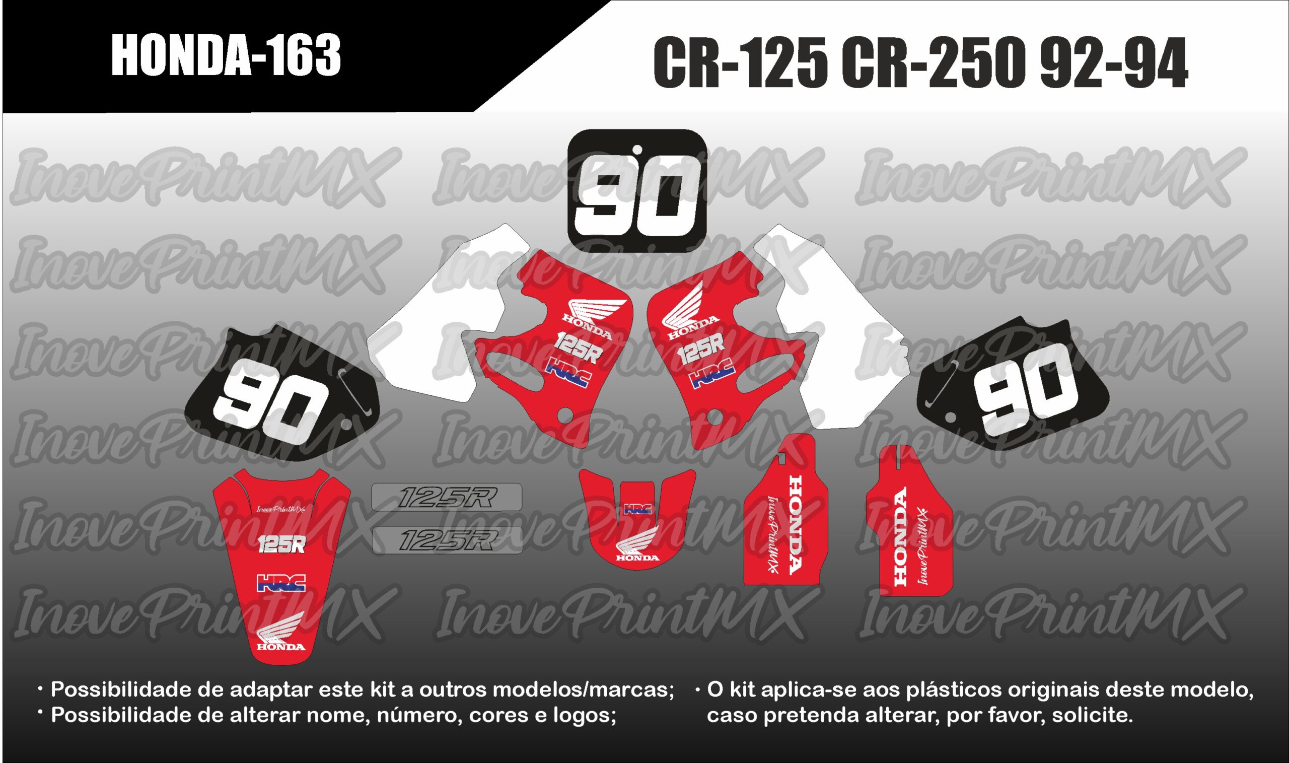 Honda CR-125 CR-250 92 - 94