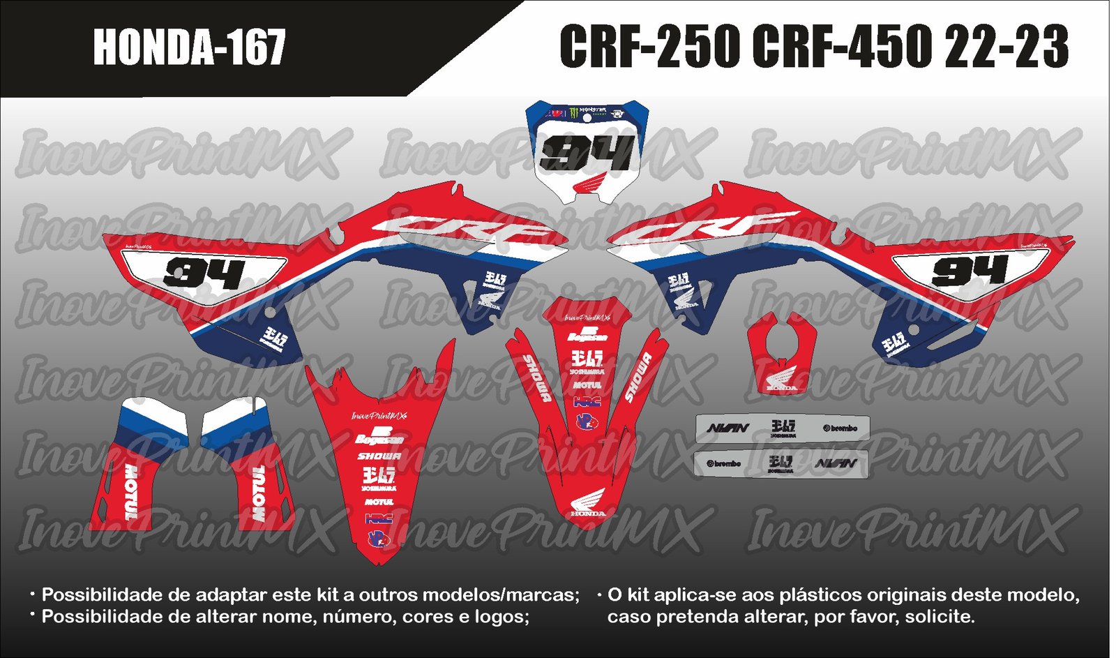Honda CRF-250 CRF-450 22 - 23