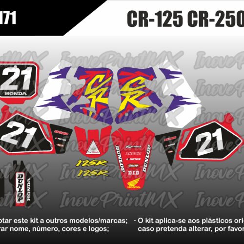 Honda CR-125 CR-250 95 - 97