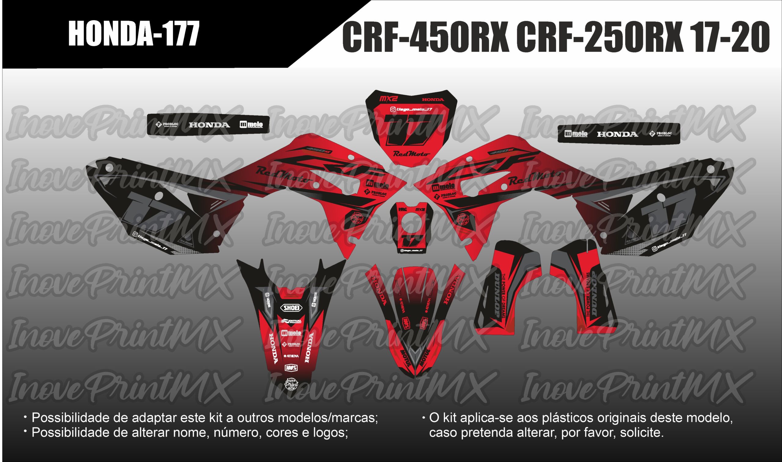 Honda CRF-250RX CRF-450RX 17 - 20
