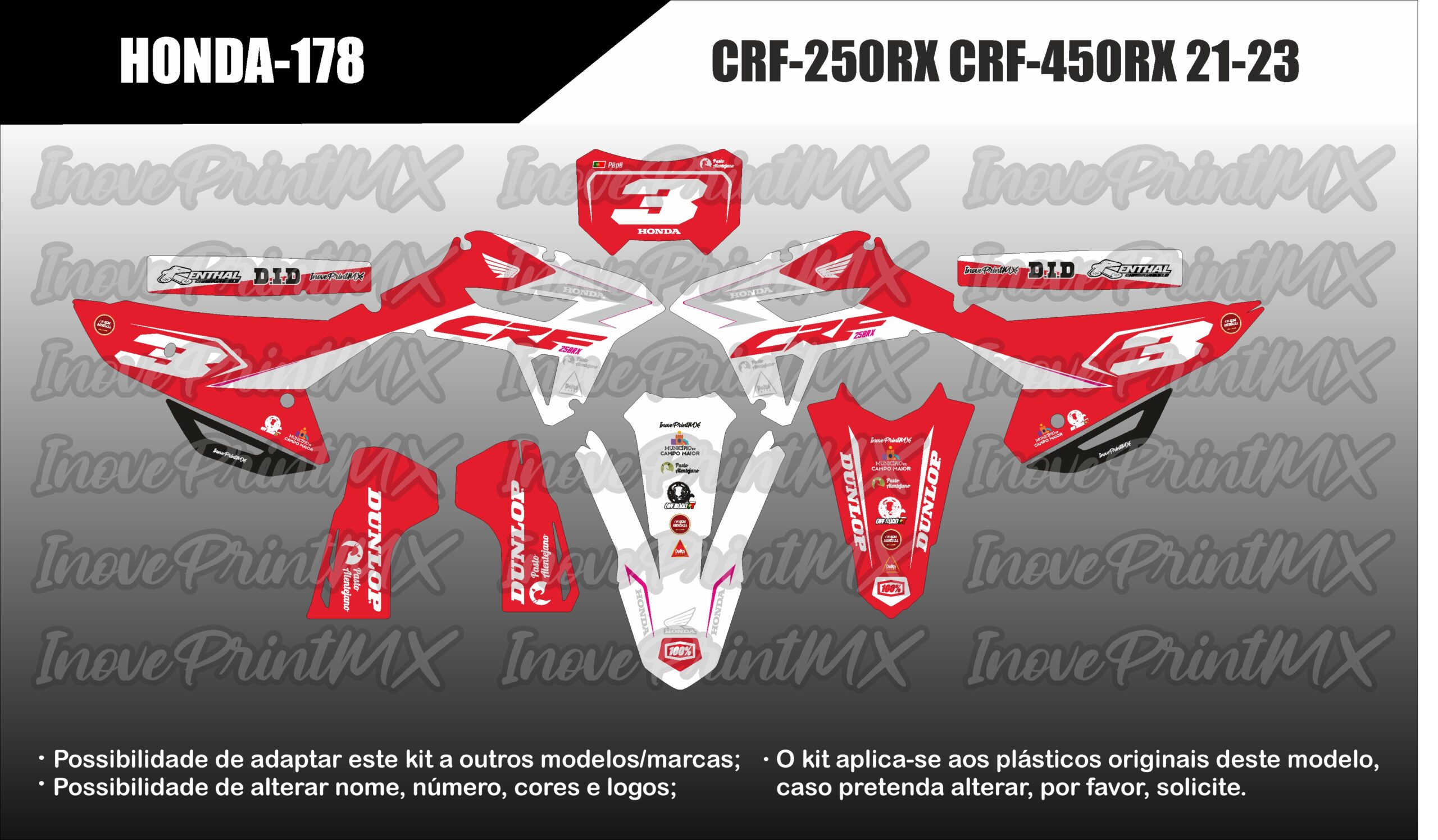 Honda CRF-250RX CRF-450RX 21 - 23