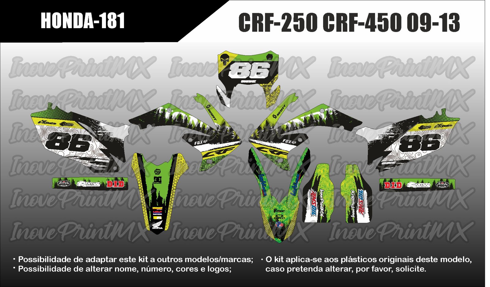 Honda CRF-250 CRF-450 09 - 13