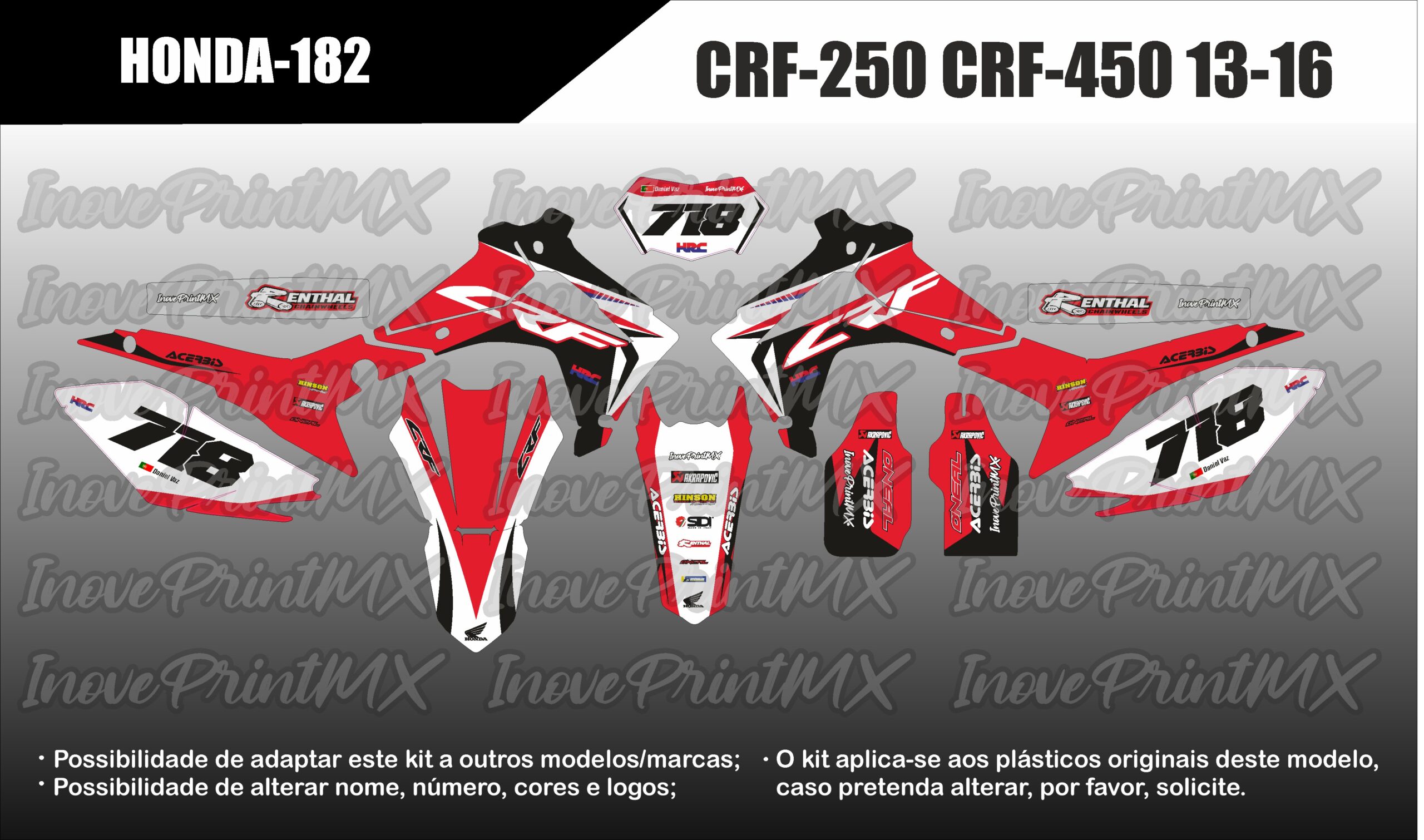 Honda CRF-250 CRF-450 13 - 16