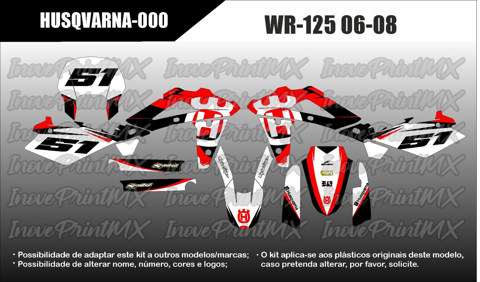Husqvarna WR-125 06 - 08