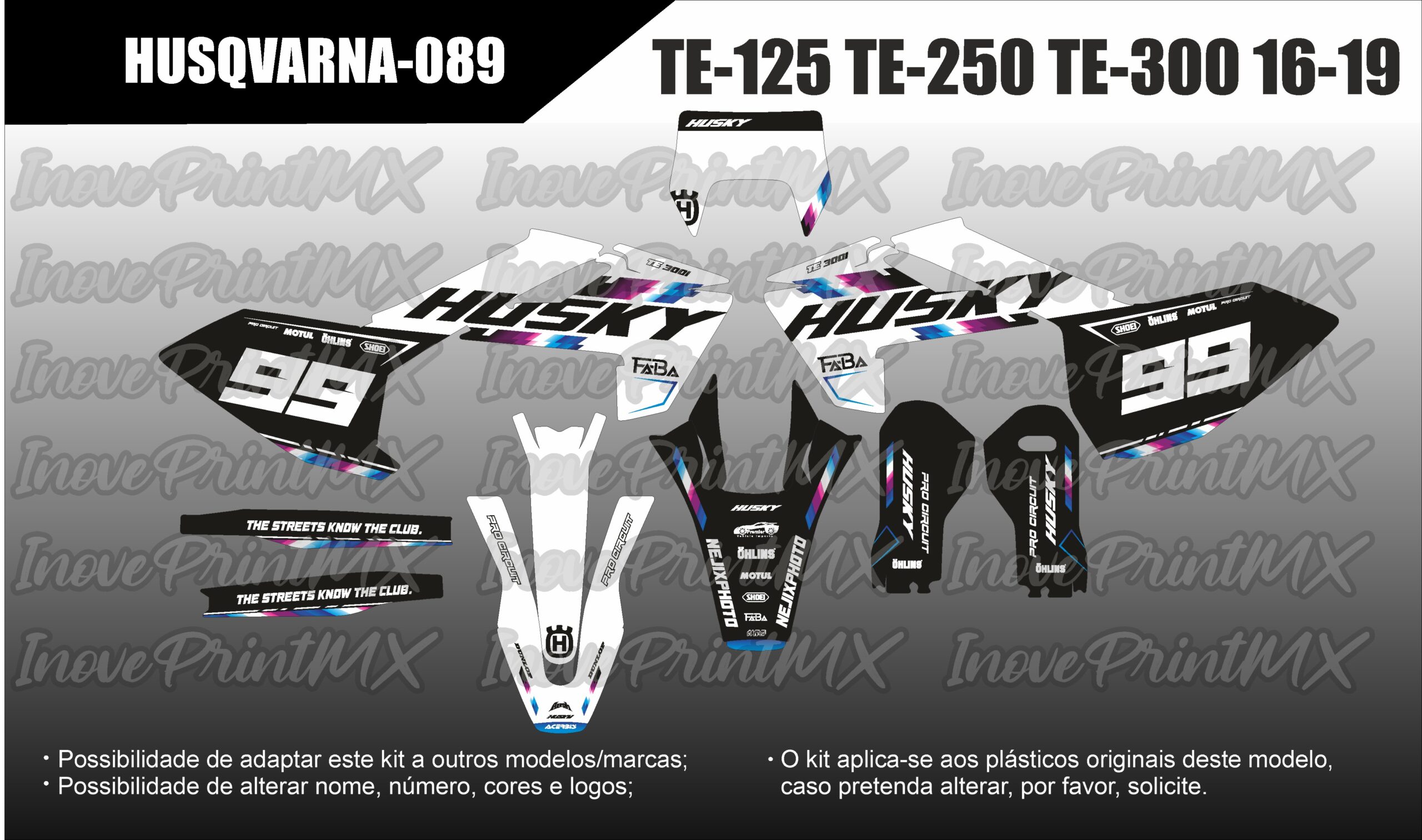 Husqvarna TE FE FC TC 16 - 19