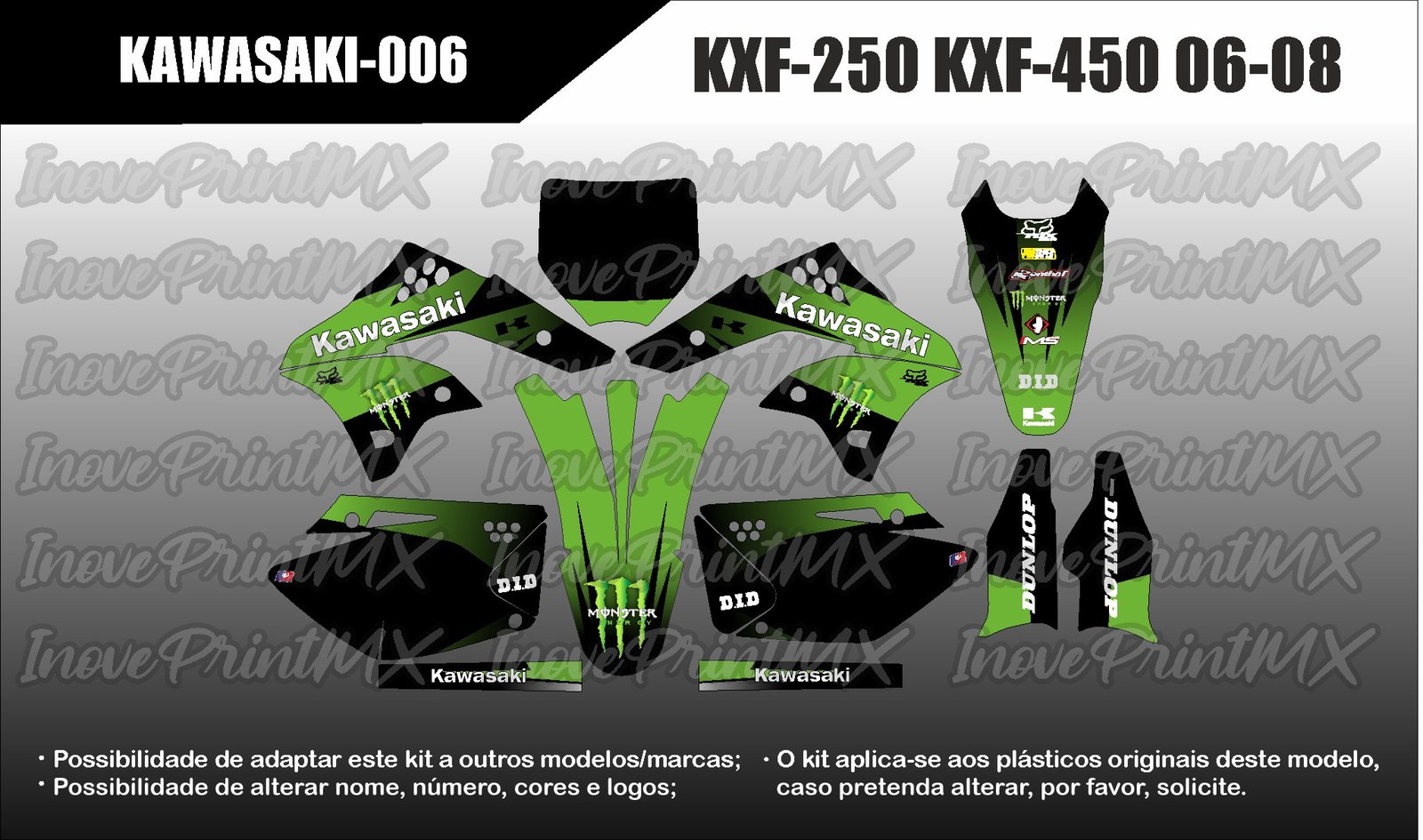 Kawasaki KXF-250 KXF-450 06 - 08