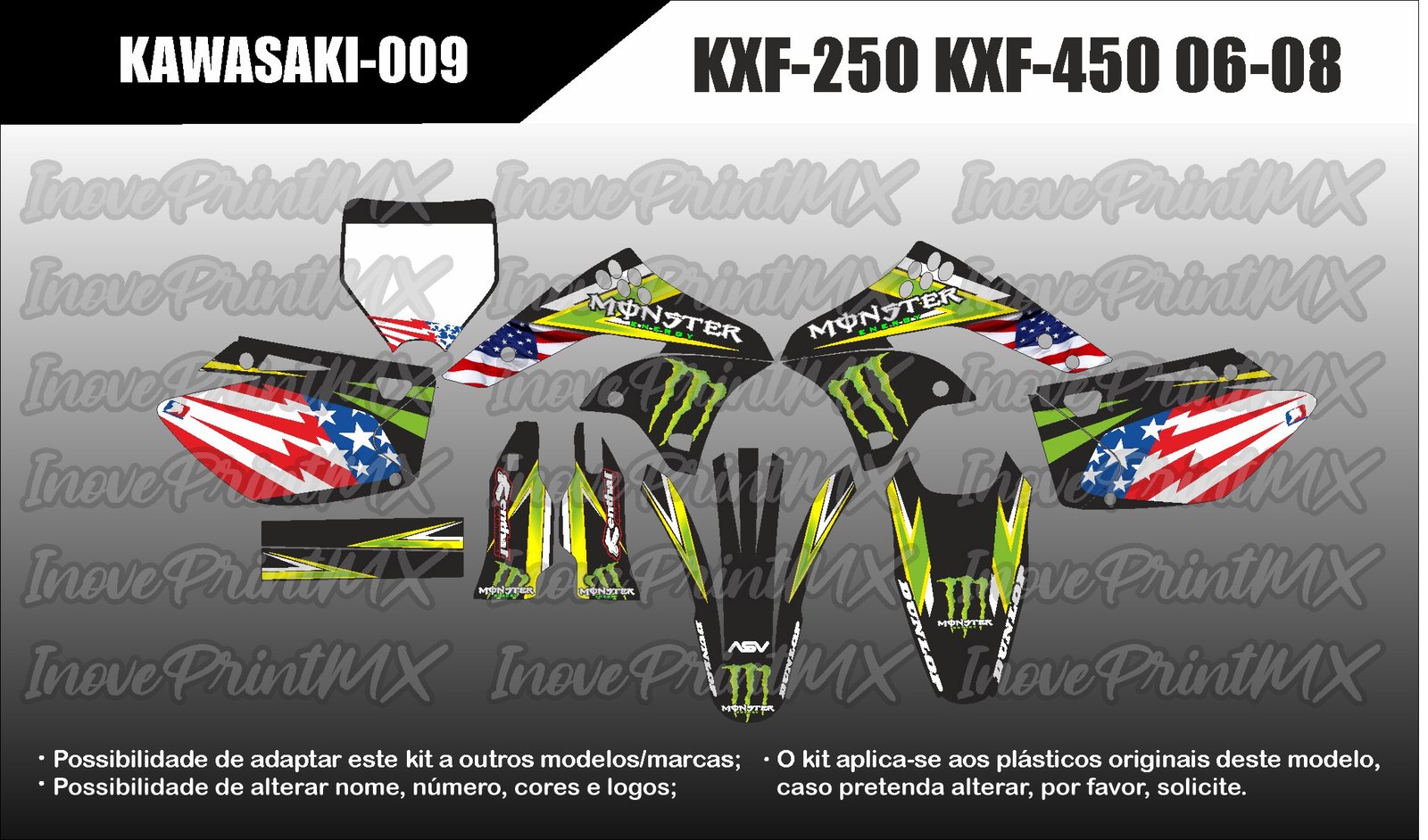 Kawasaki KXF-250 KXF-450 06 - 08