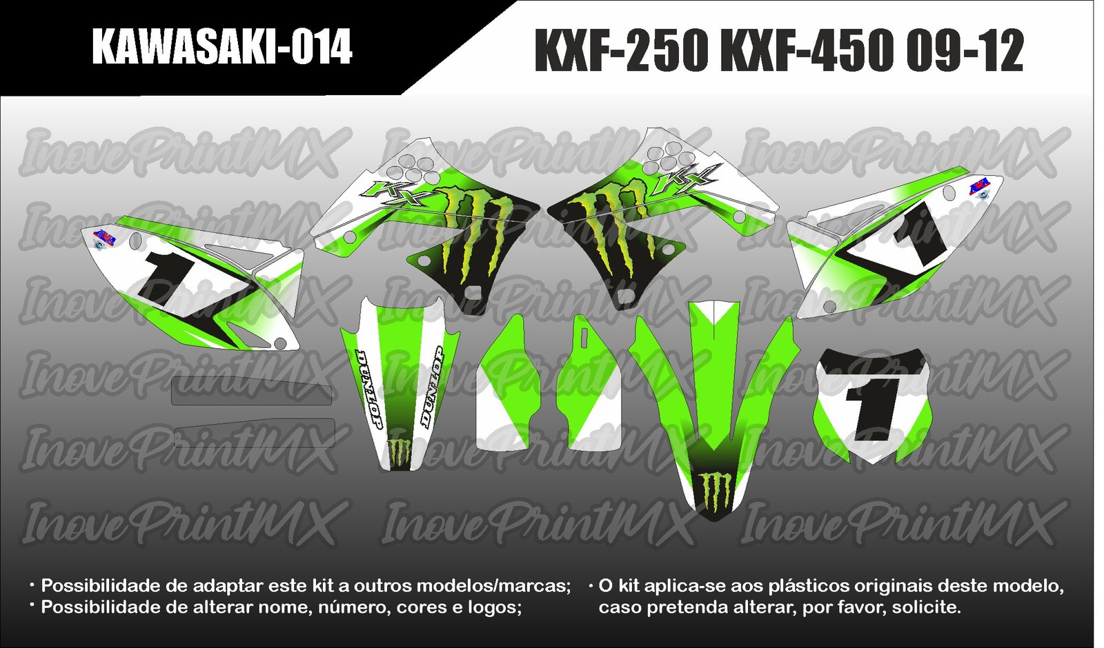 Kawasaki KXF-250 KXF-450 09 - 12
