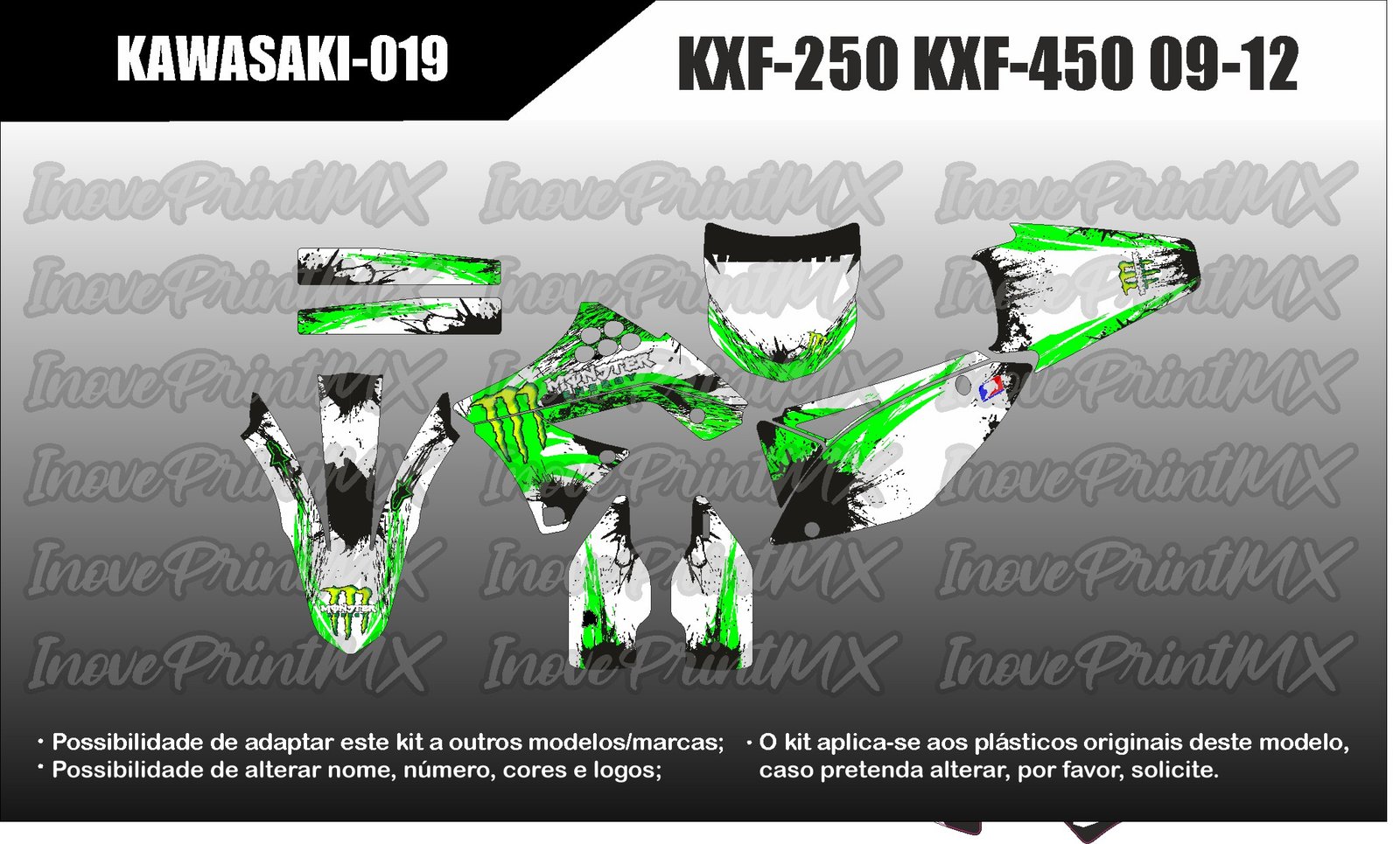 Kawasaki KXF-250 KXF-450 09 - 12