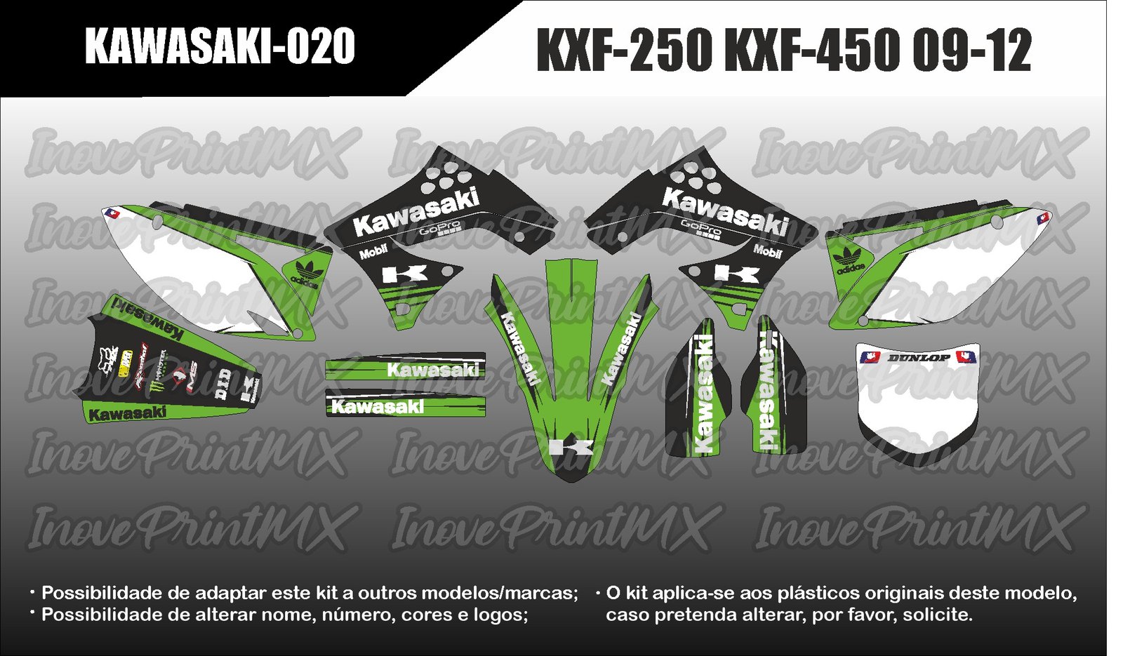 Kawasaki KXF-250 KXF-450 09 - 12