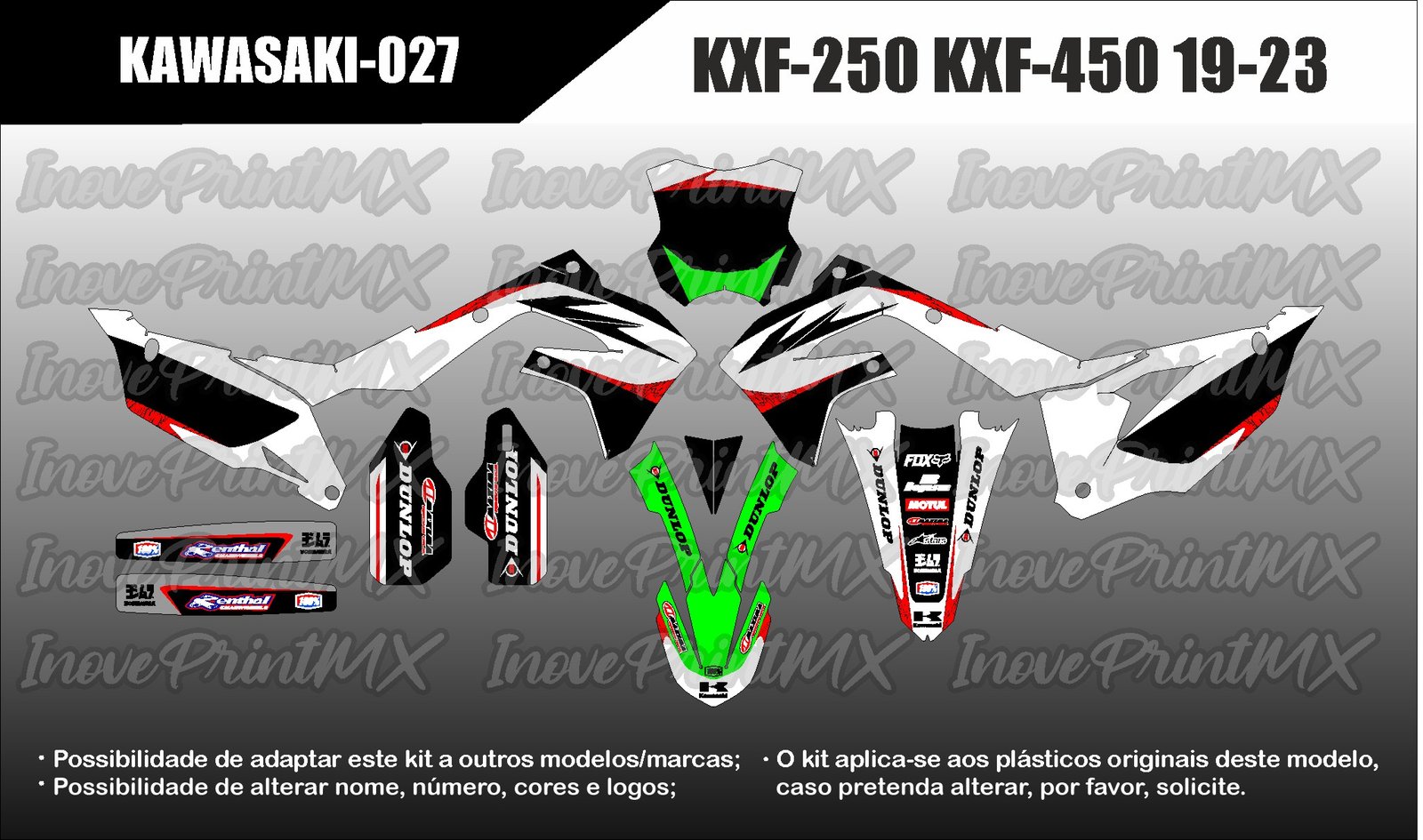 Kawasaki KXF-250 KXF-450 19 - 23