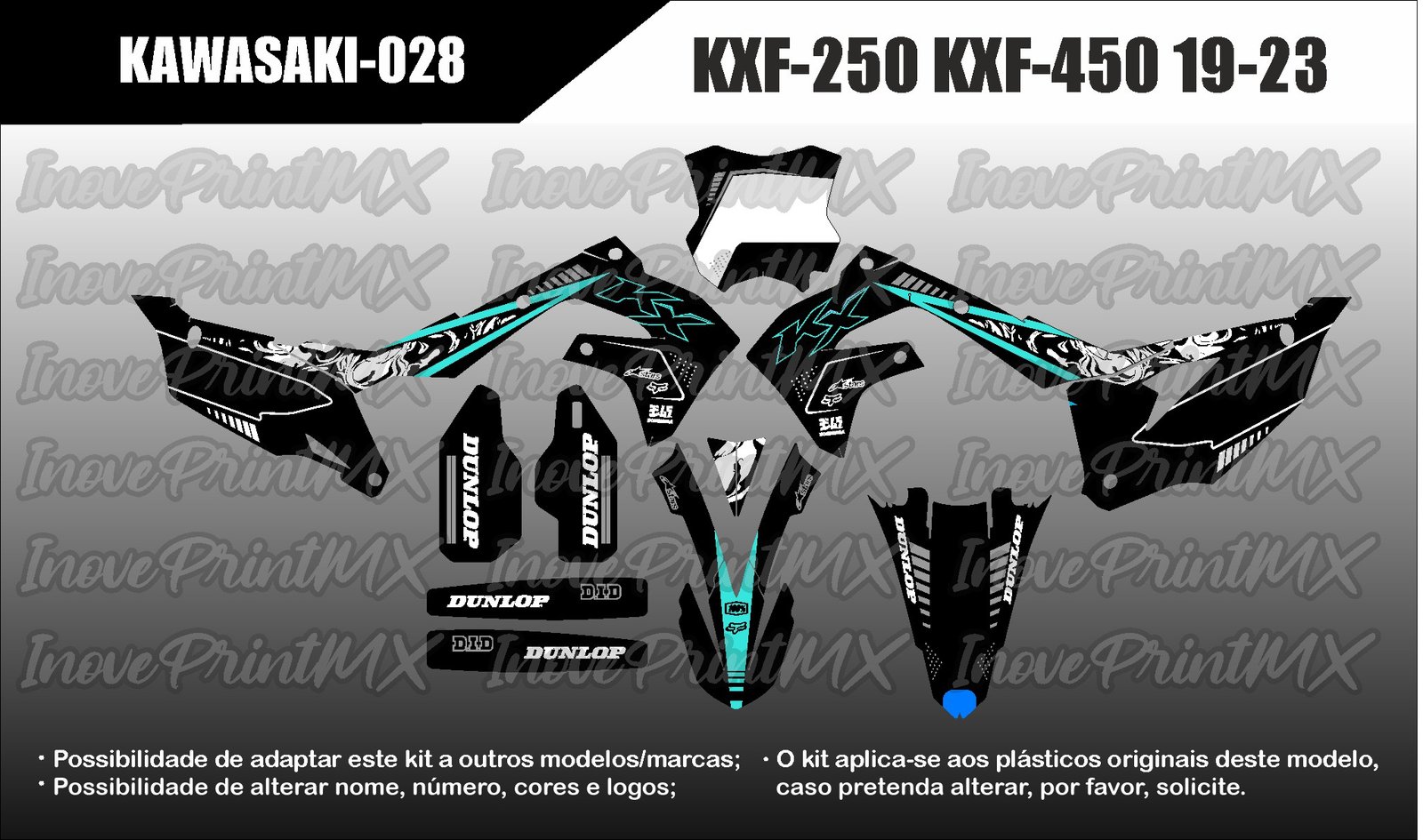 Kawasaki KXF-250 KXF-450 19 - 23