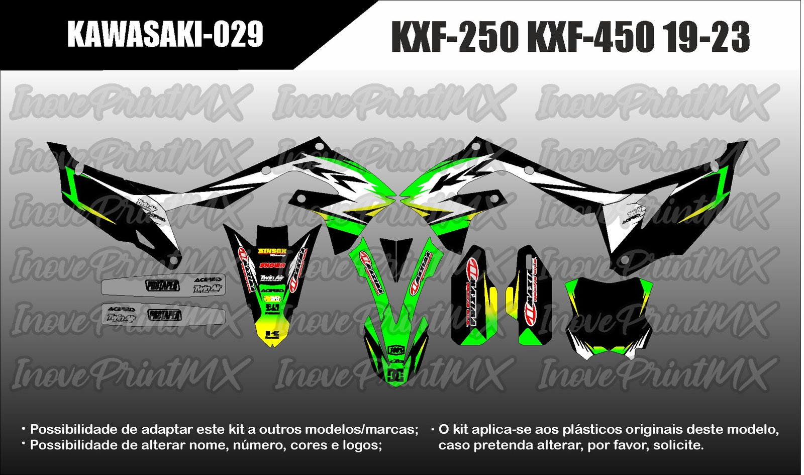 Kawasaki KXF-250 KXF-450 19 - 23