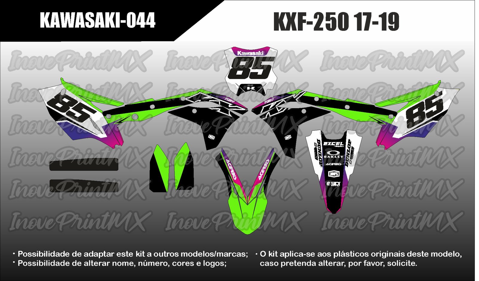 Kawasaki KXF-250 17 - 19
