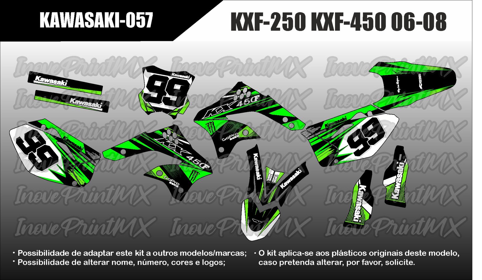 Kawasaki KXF-250 KXF-450 06 - 08