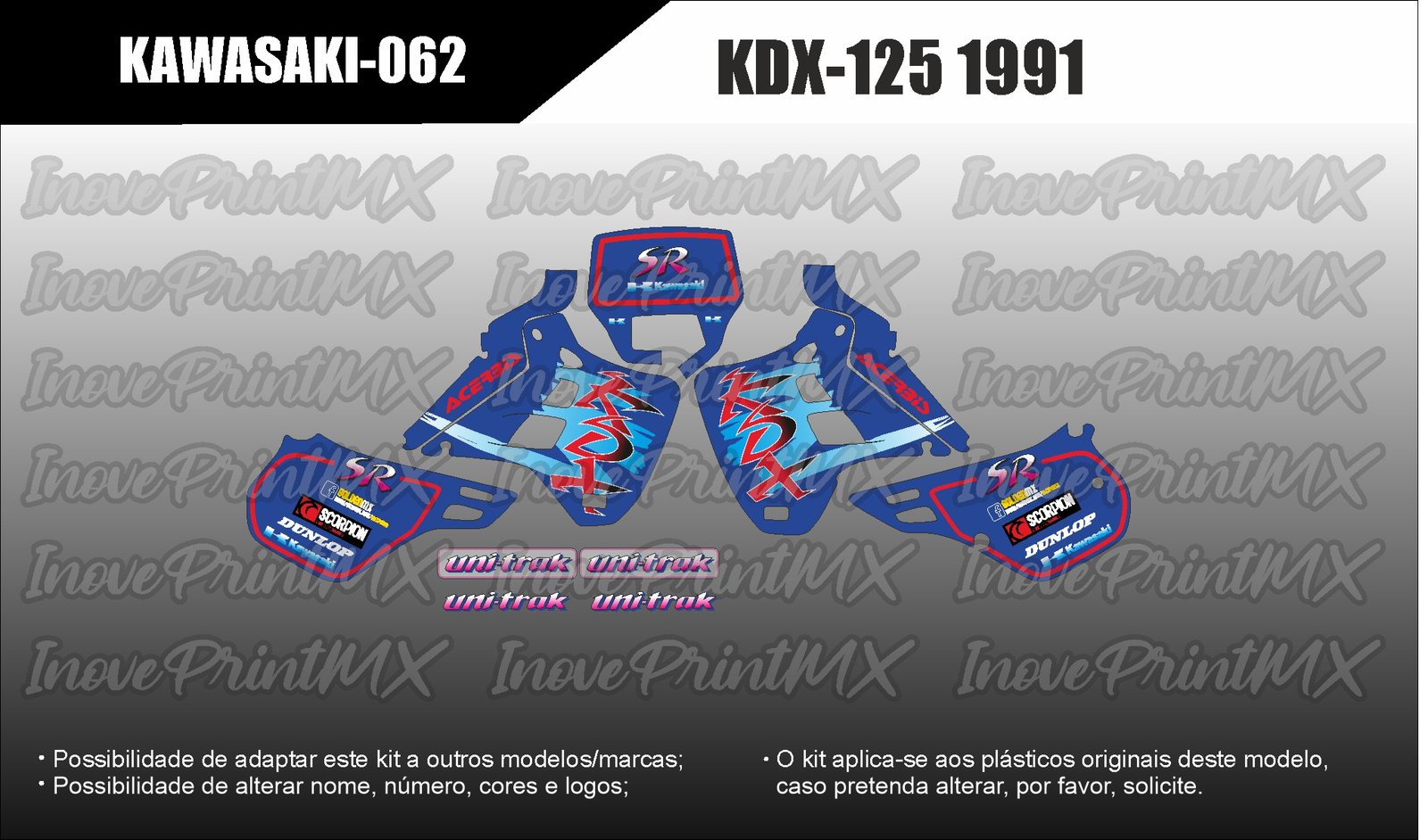 Kawasaki KDX-125 91 - 91