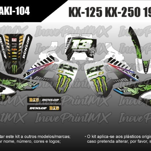 Kawasaki KX-125 KX-250 90 - 91