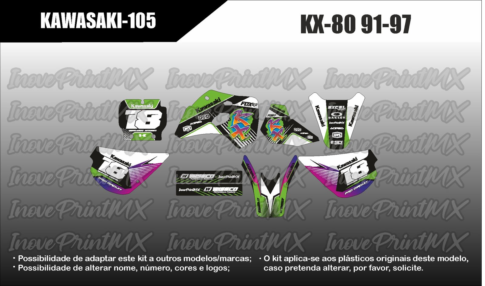 Kawasaki KX-80 91 - 97