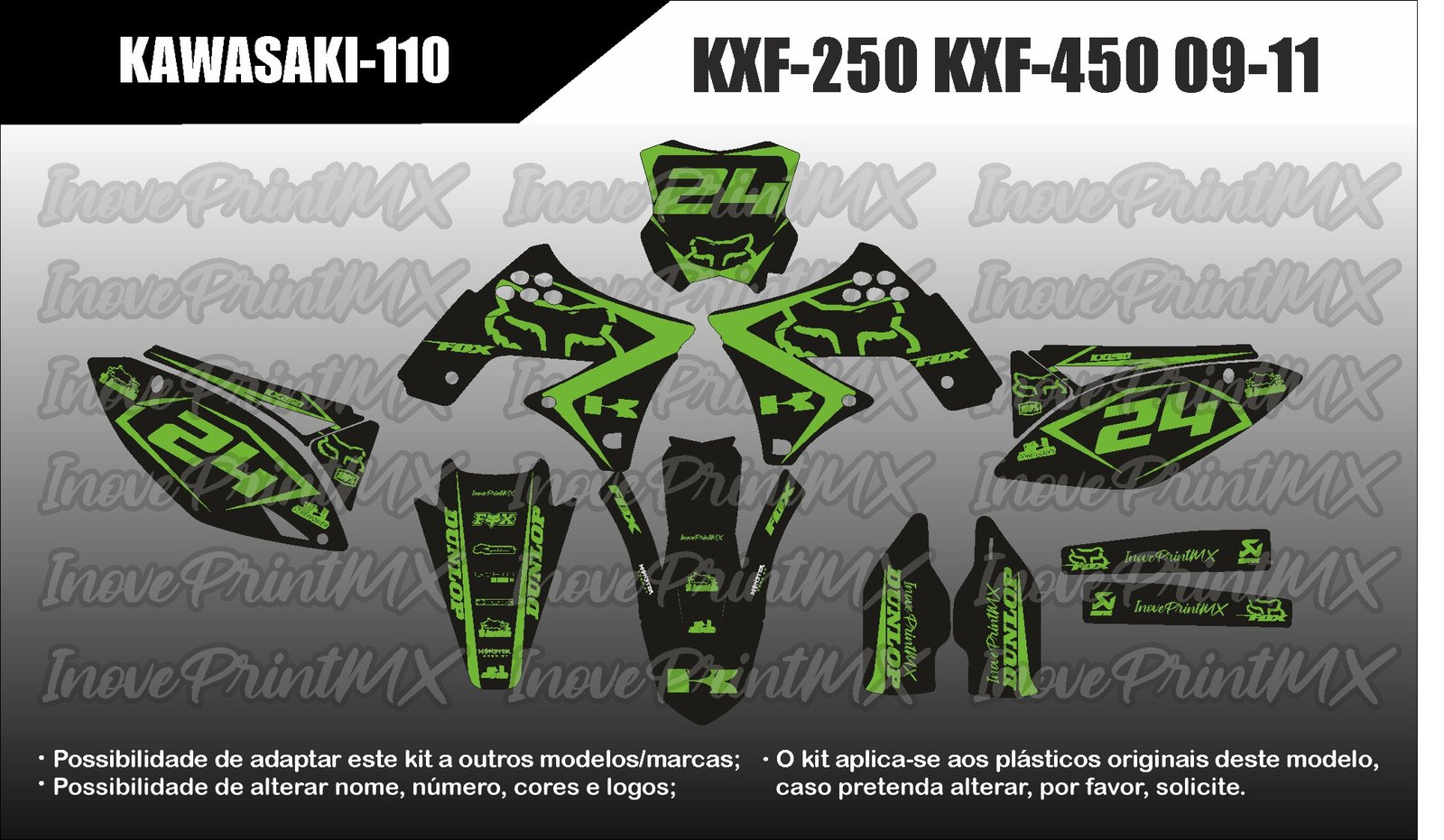 Kawasaki KXF-250 KXF-450 09 - 12