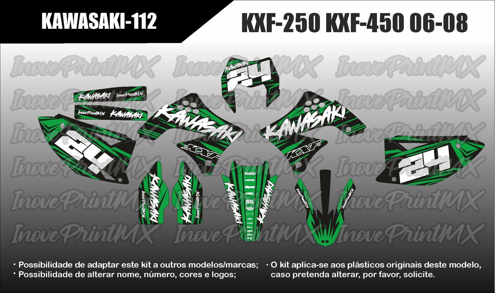 Kawasaki KXF-250 KXF-450 06 - 08