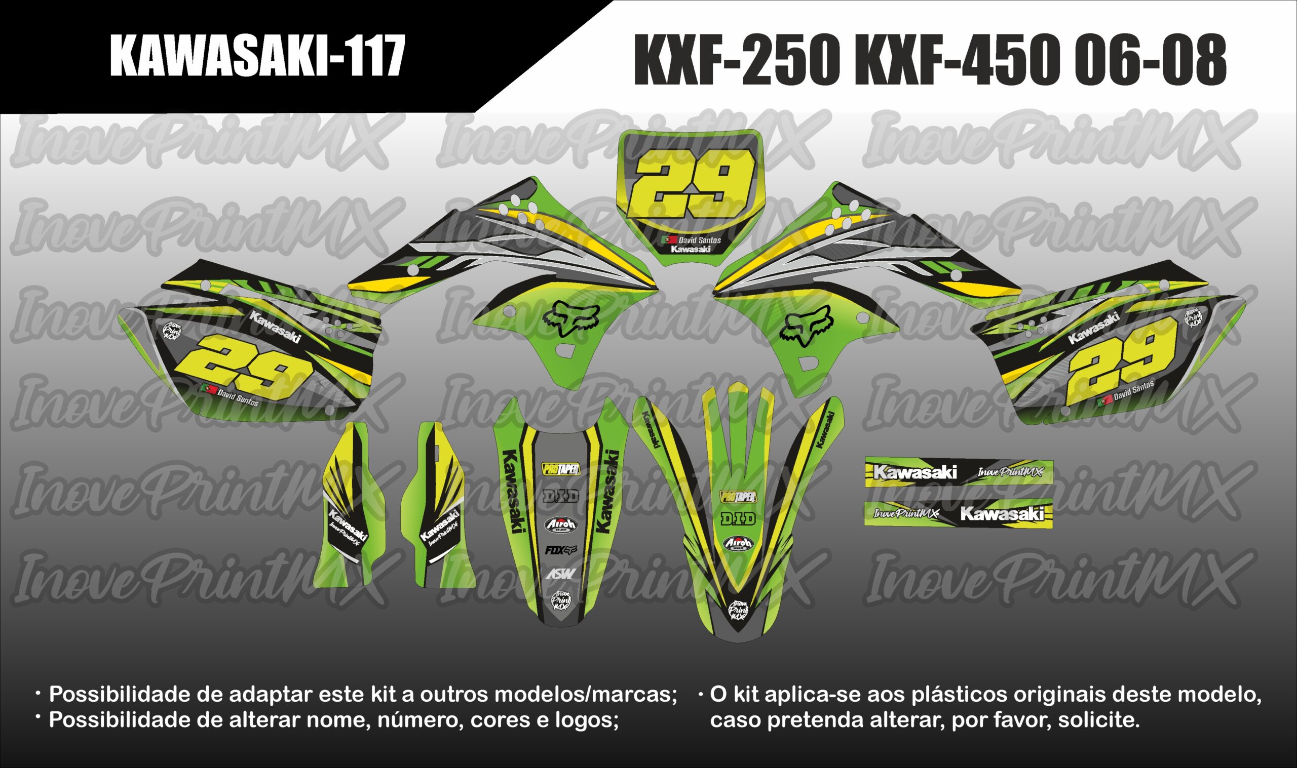 Kawasaki KXF-250 KXF-450 06 - 08