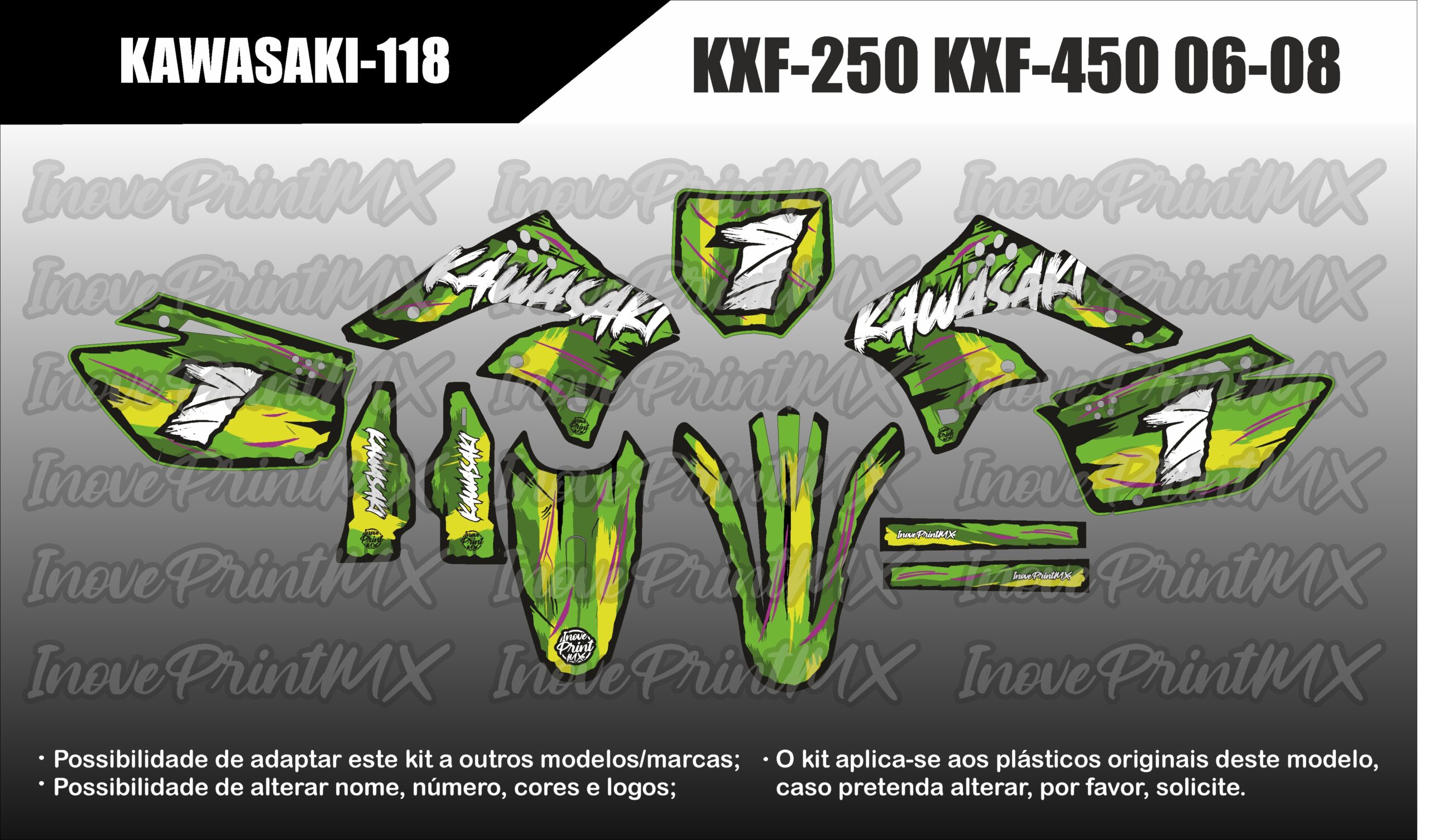 Kawasaki KXF-250 KXF-450 06 - 08