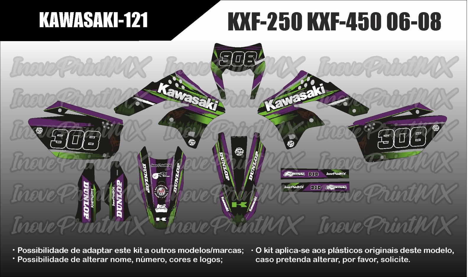 Kawasaki KXF-250 KXF-450 06 - 08