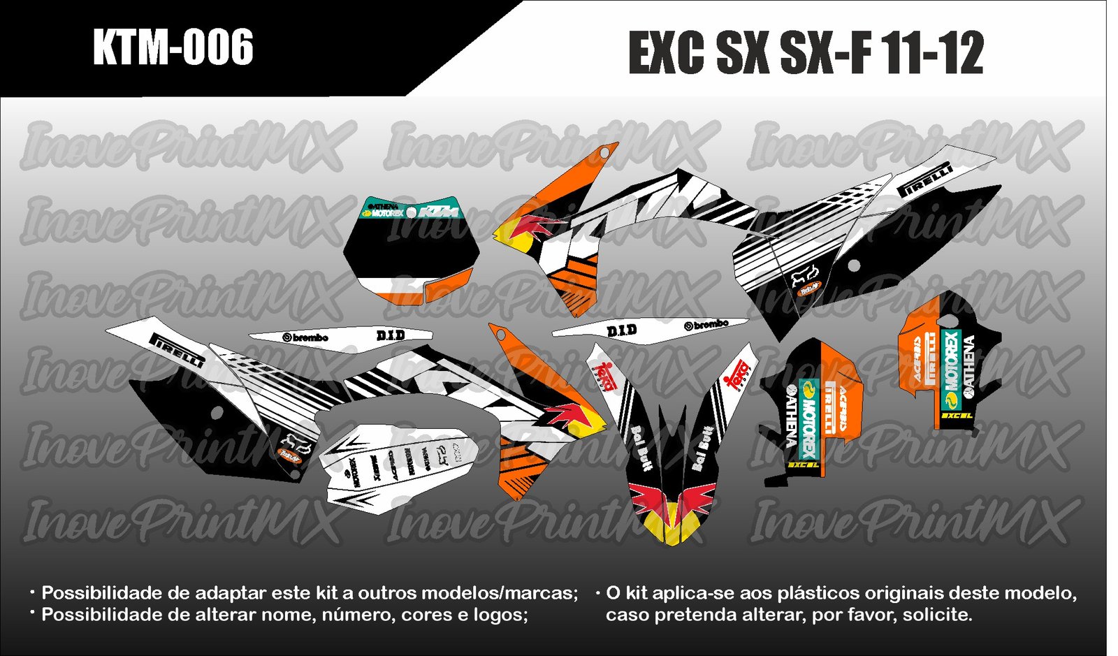 KTM EXC SX SX-F 11 - 12